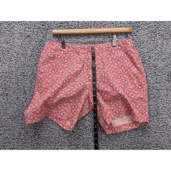 Columbia Super Bonehead PFG Shorts Size 8 Sailboat Nautical Travel Vacation Pink - Picture 10 of 13